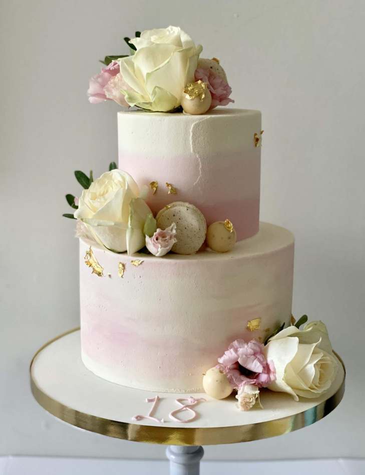 Red Rose Layer Cake | We Take The Cake®