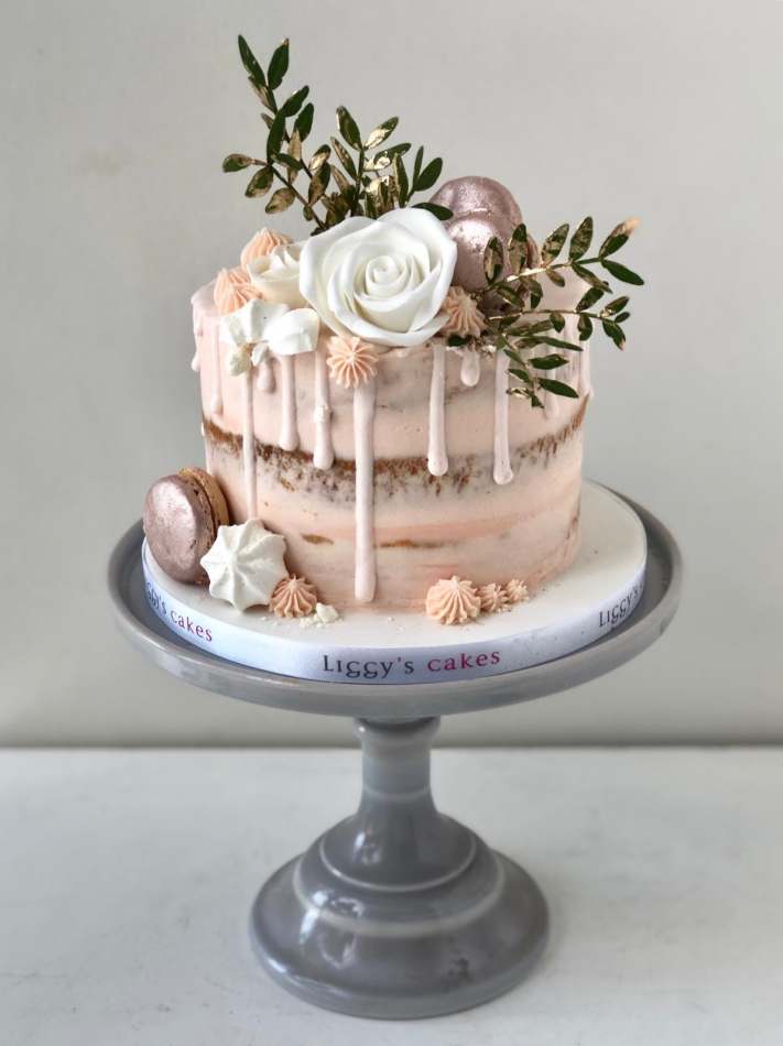 Rose gold cake plate sale