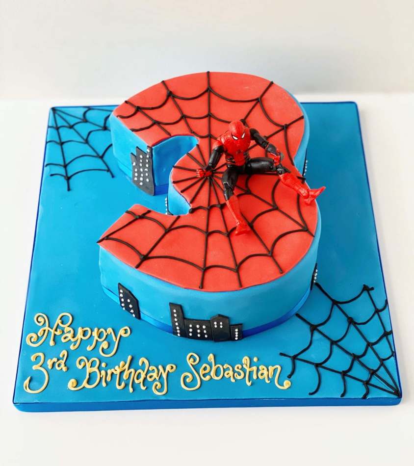 Top 94+ imagen spiderman cake - Abzlocal.mx