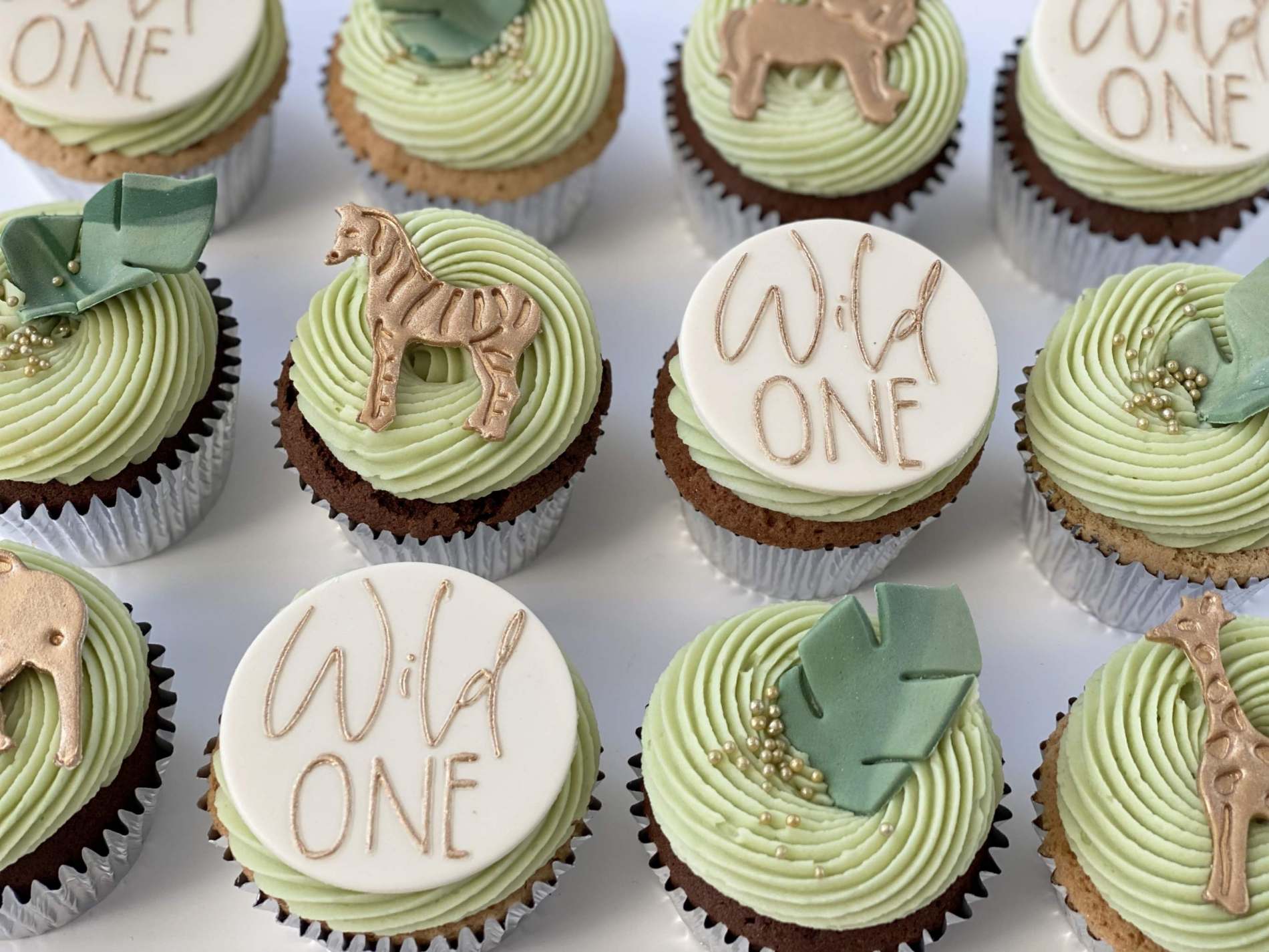 Wild Animal Cupcakes Cupcakes