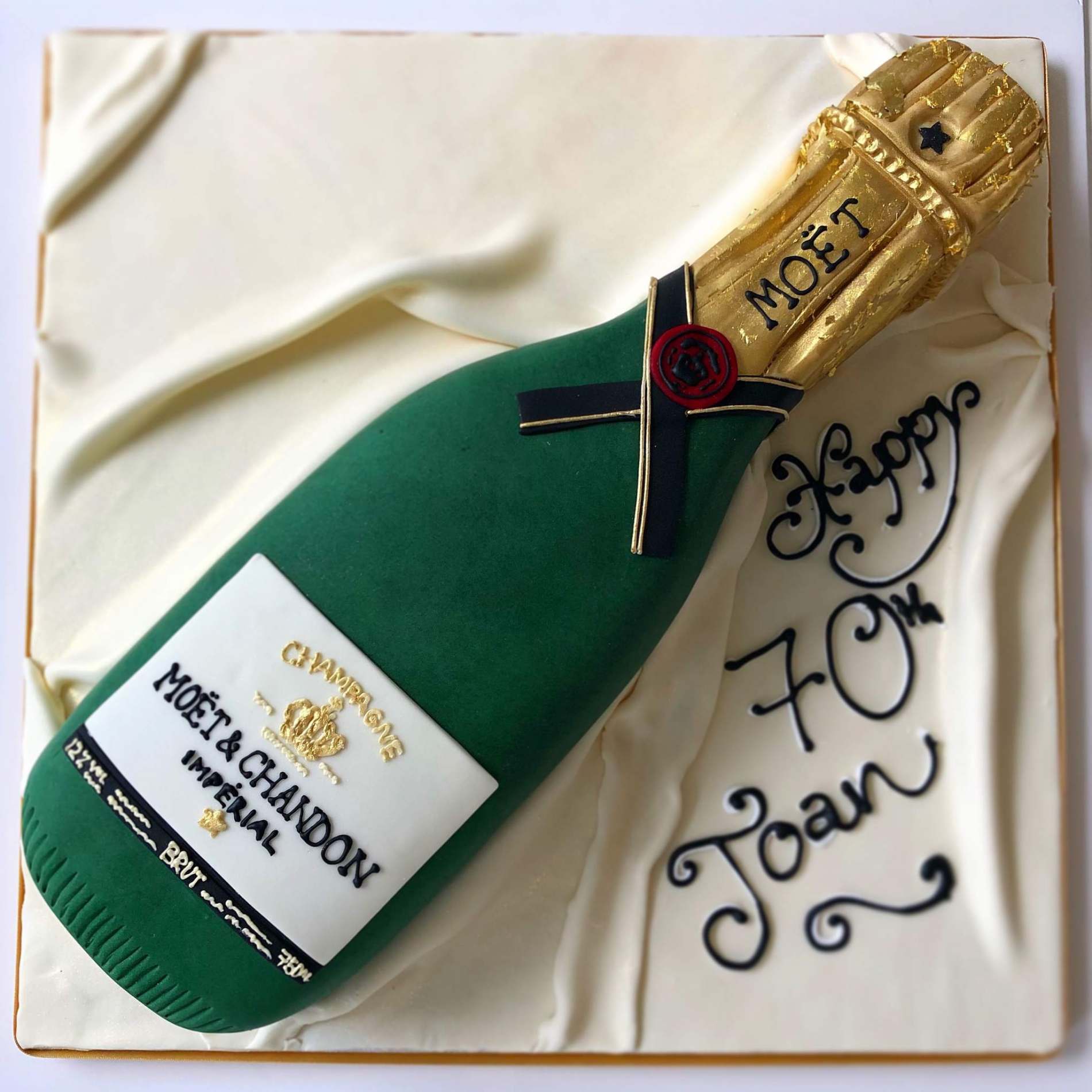 Champagne Bottle Celebration Cake | Celebrations