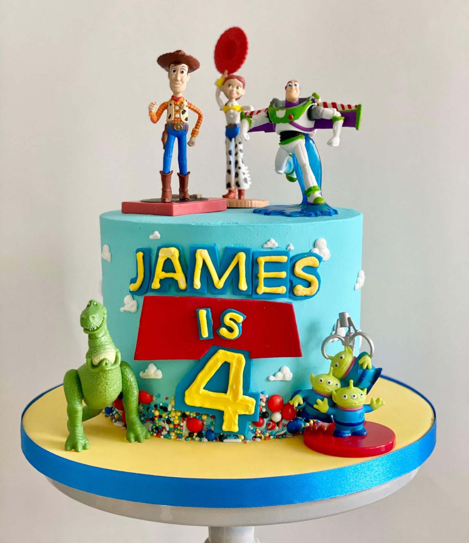 Toy Story Buttercream Cake