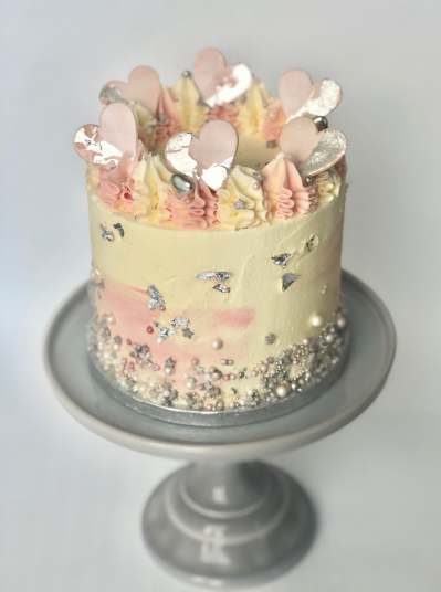Vday Hearts Layer Cake