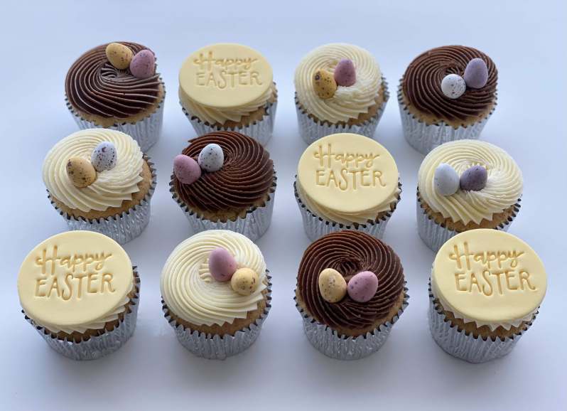 Easter Egg Bakery Box Cupcakes