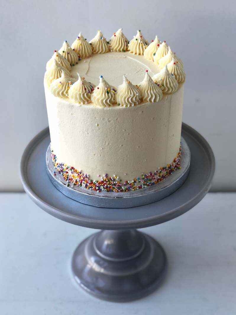 Ivory Sprinkles Buttercream Cake Birthdays