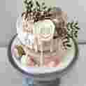Rose Gold Layer Cake Detail