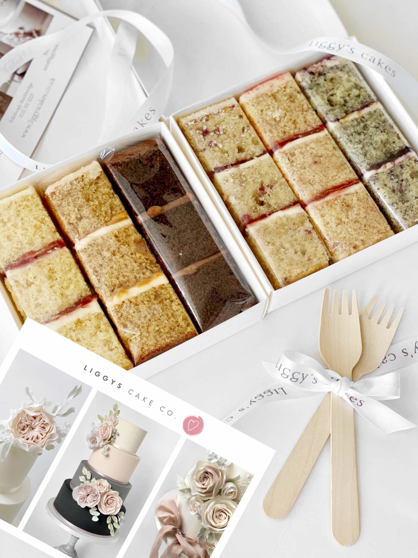 Cake Tasting Box Wedding Cakes