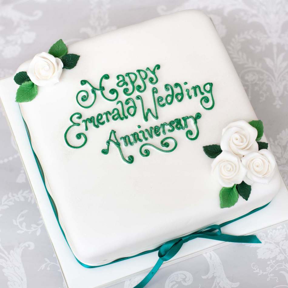  Anniversary  Cakes Emerald  Wedding  Edinburgh Glasgow