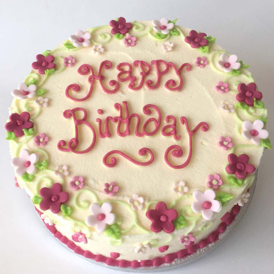 Rose Pinks Buttercream Cake | Birthdays