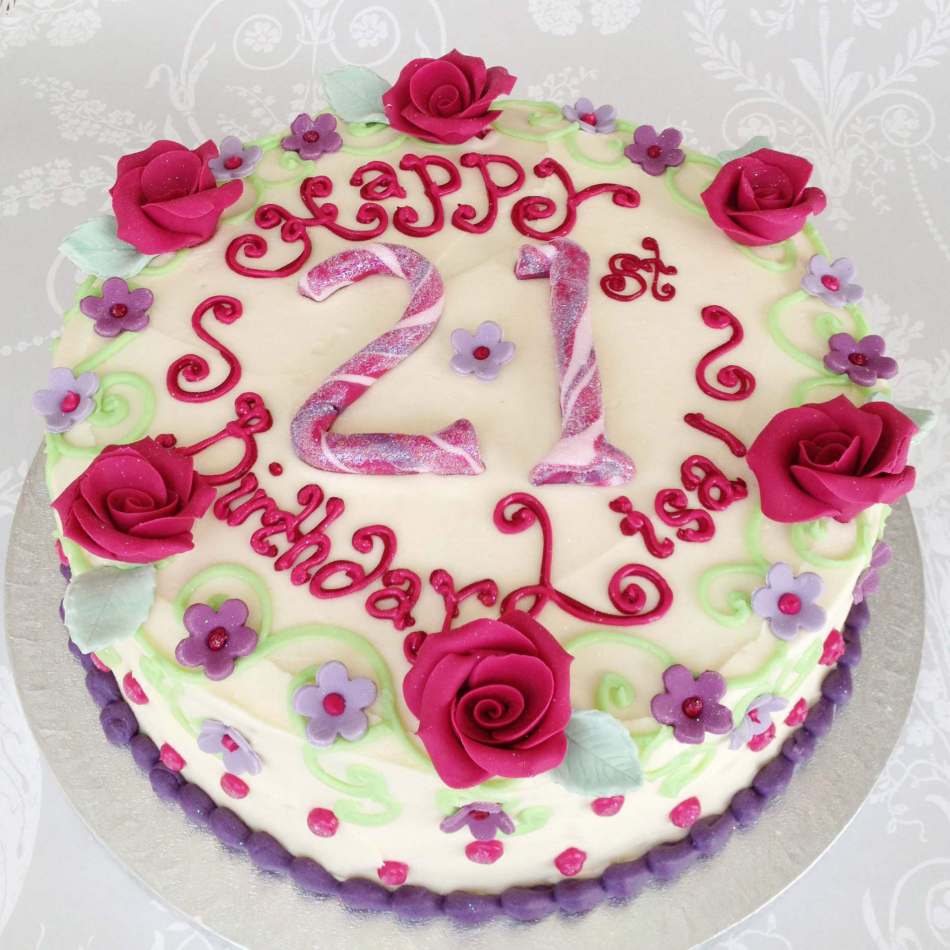 Buttercream CakeLadys Birthday CakeEdinburghGlasgow