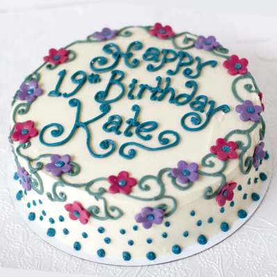 buttercream birthday cake