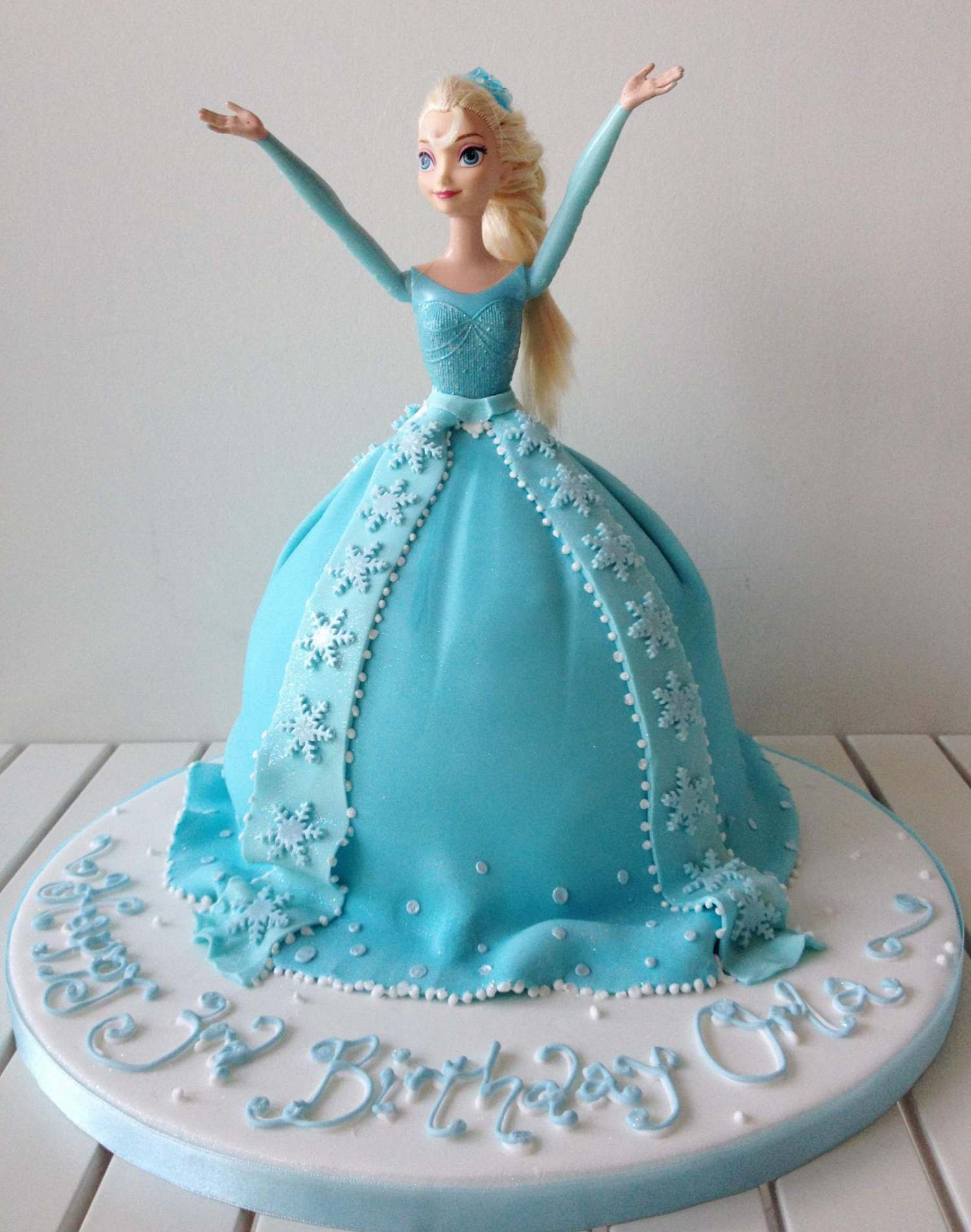 Frozen Elsa Doll Cake Birthdays