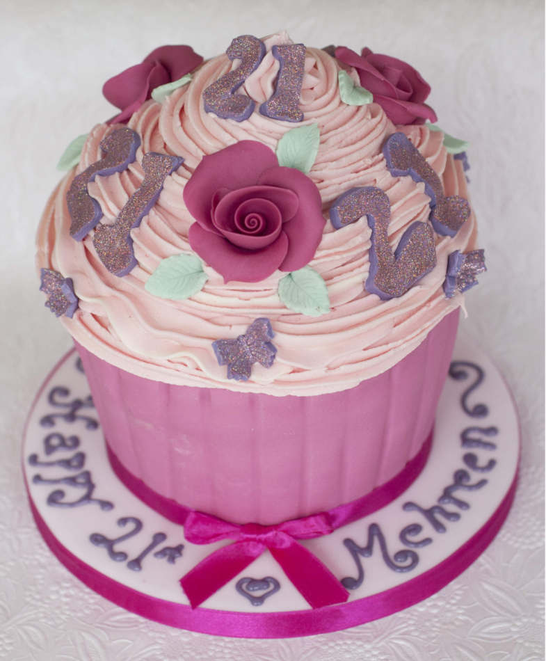 Birthday Girl Giant Cupcake Cupcakes Birthday Cakes