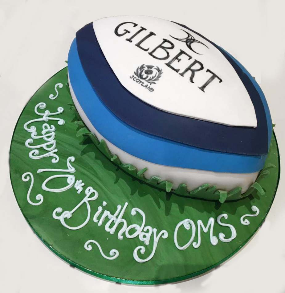 The Cake Baker - Rich chocolate cake to celebrate a rugby... | Facebook