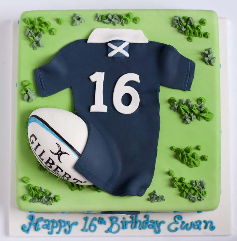Rugby Shirt Cake Birthdays