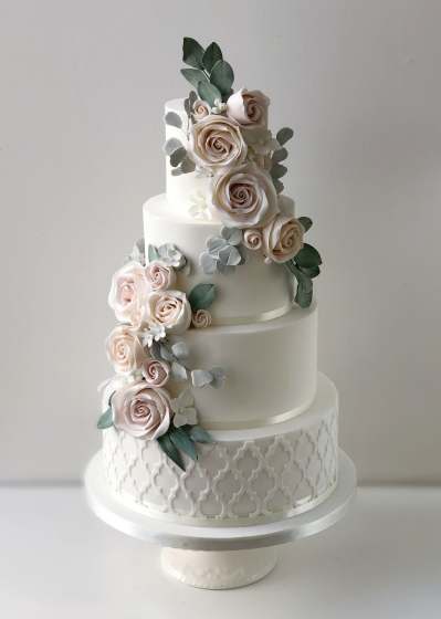 Garden Lattice Cake